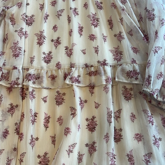 Zara Floral Blue and Cream girls Dresses size 10 NWT - Picture 6 of 6